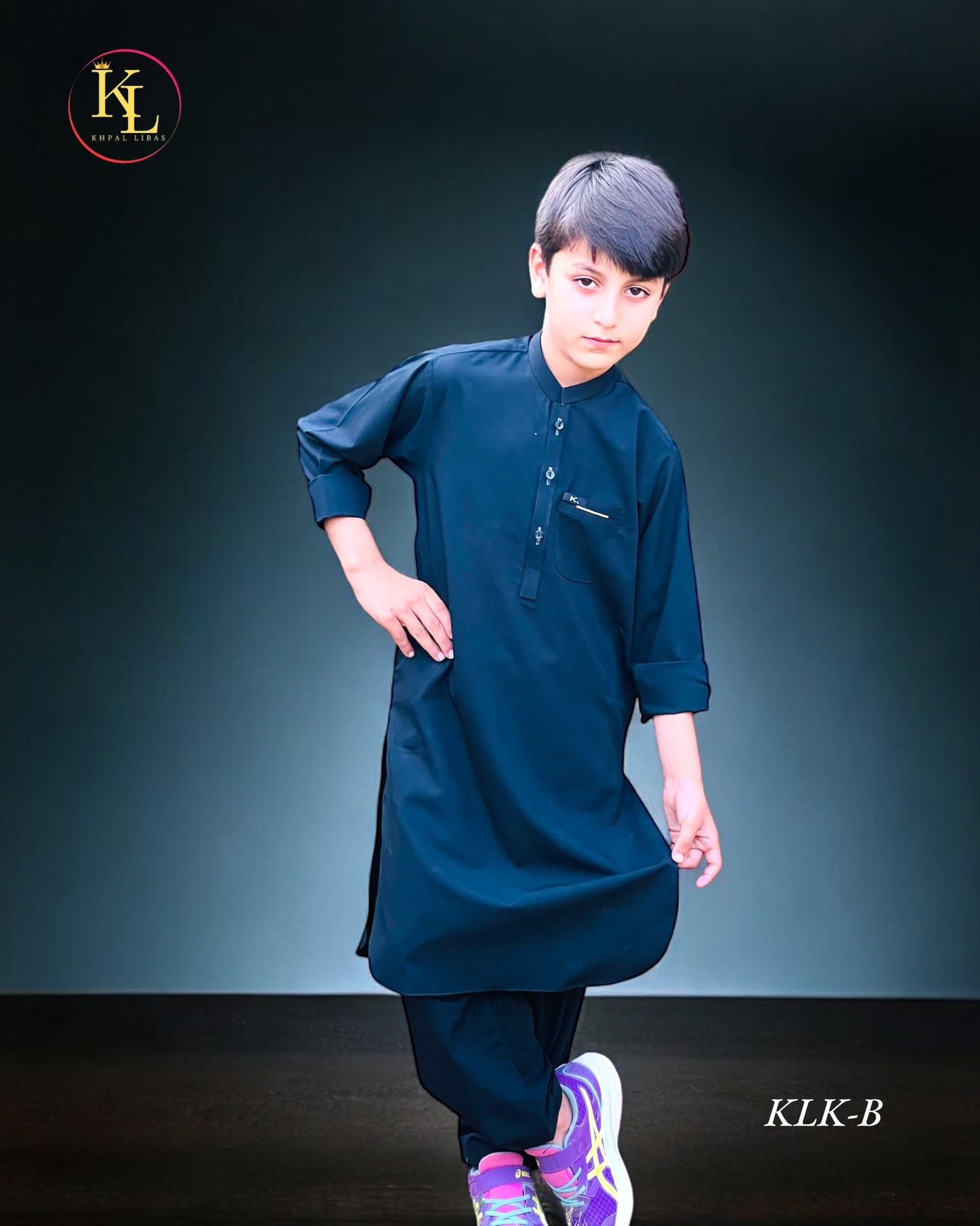 Black Kameez Shalwar(KLK: 00016)