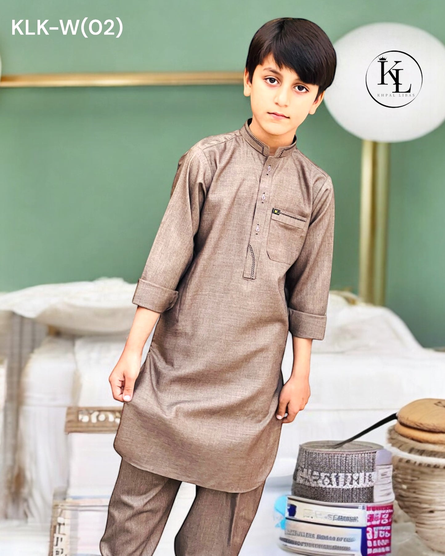 New Arrival Winter Lilac Kameez Shalwar(KLKW: 0002)