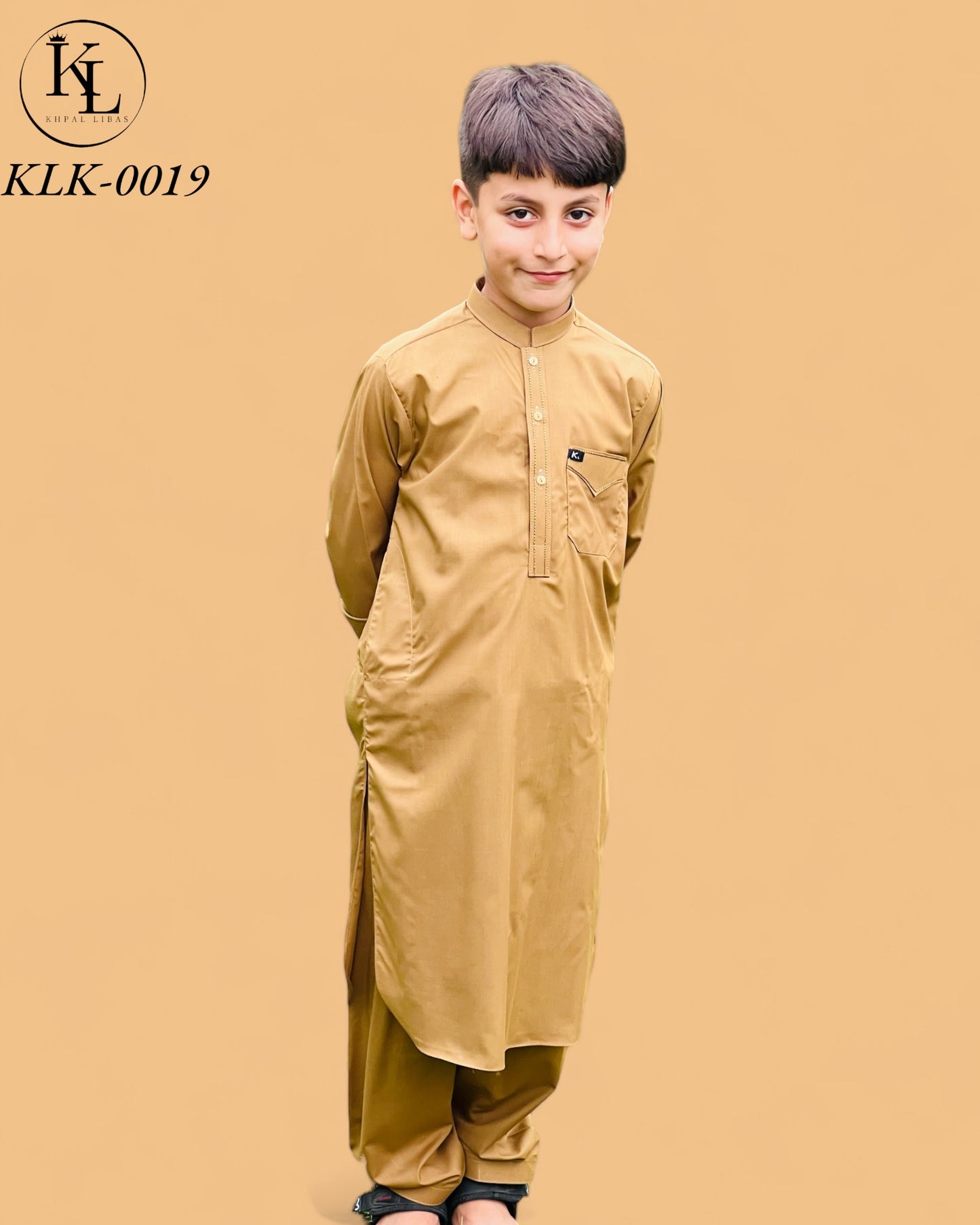 Beige Kameez Shalwar(KLK: 00019)